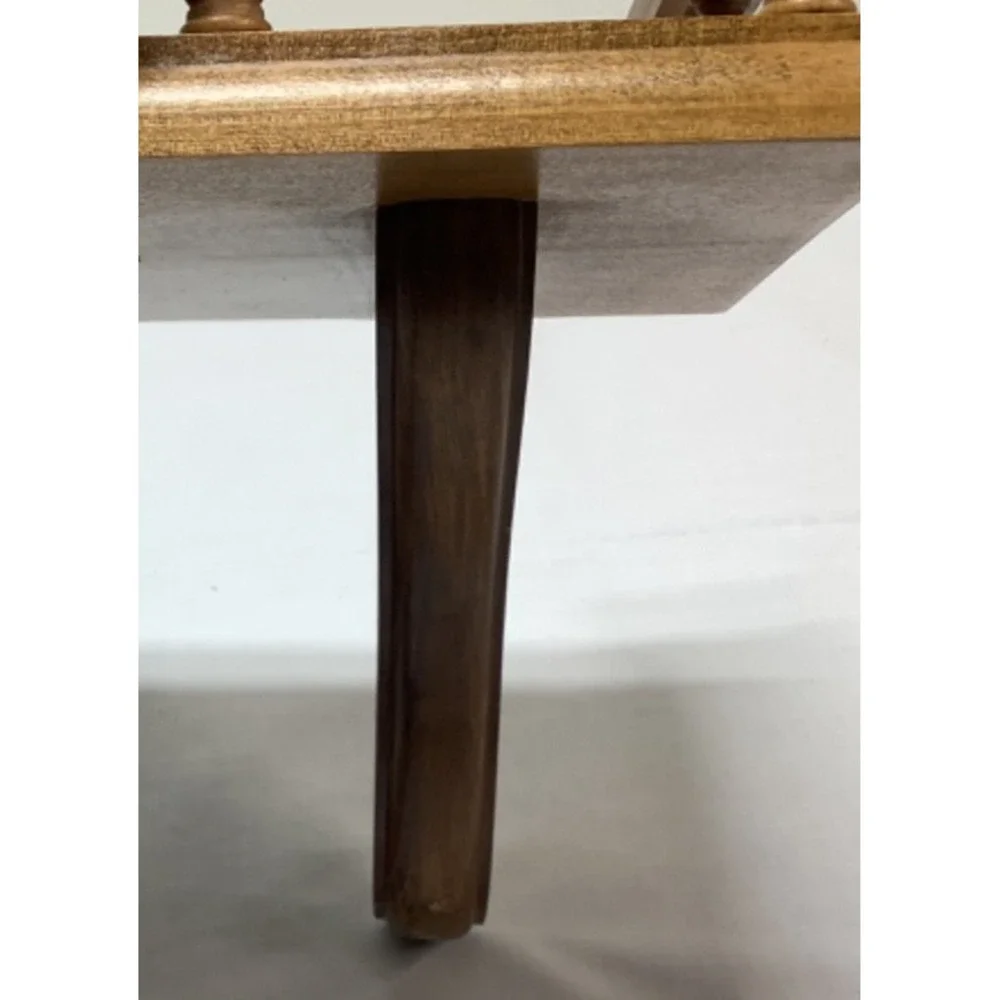 Wall Mounted Colonial Style Wooden Wall Shelf Gallery Spindle Rail 6.5